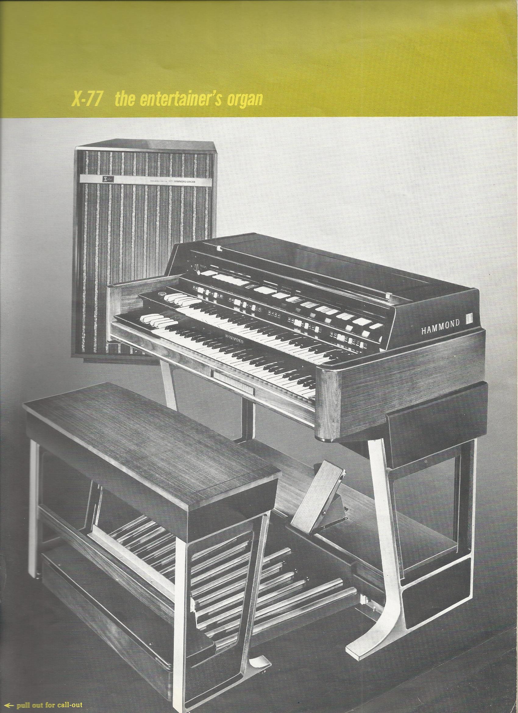HAMMOND X-77 Tonewheel Organ